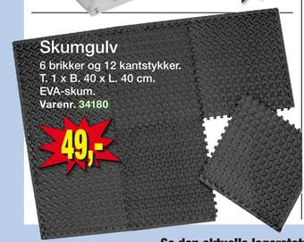 Harald Nyborg Skumgulv tilbud