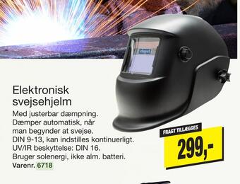 Harald Nyborg Elektronisk svejsehjelm tilbud