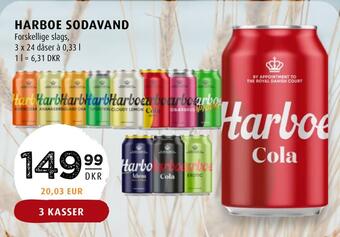 Scandinavian Park Harboe sodavand tilbud