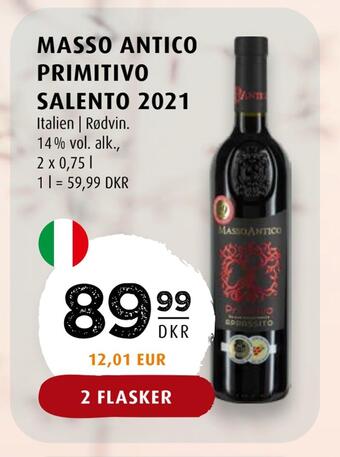 Scandinavian Park Masso antico primitivo salento 2021 tilbud