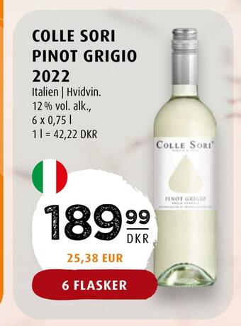 Scandinavian Park Colle sori pinot grigio tilbud