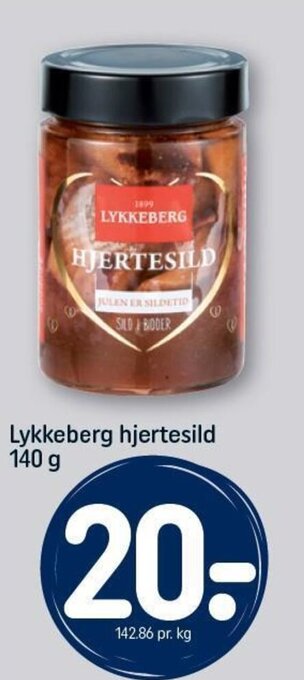 REMA 1000 Lykkeberg hjertesild 140 g tilbud