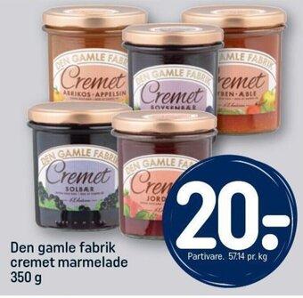 REMA 1000 Den gamle fabrik cremet marmelade 350 g tilbud