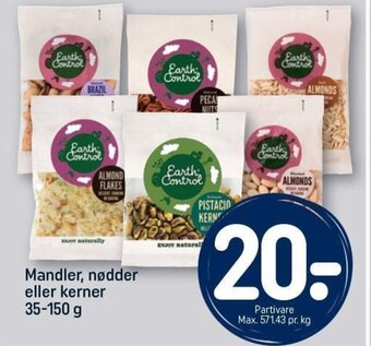 REMA 1000 Mandler, nødder eller kerner 35-150 g tilbud