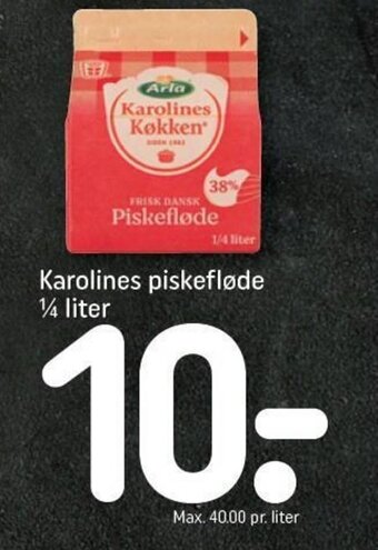 Karolines piskefløde 1/4 liter