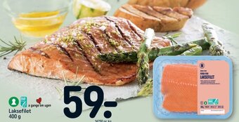 REMA 1000 Laksefilet 400 g tilbud