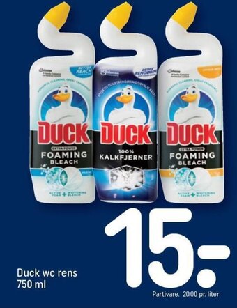 REMA 1000 Duck wc rens 750 ml tilbud