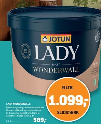 XL-BYG JOTUN LADY WONDERWALL tilbud