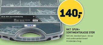 XL-BYG NKT SPUN+ SORTIMENTSKASSE STOR tilbud