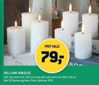 XL-BYG VELI LINE VOKSLYS tilbud