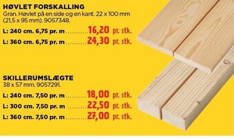 jem & fix HØVLET FORSKALLING tilbud