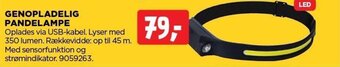 jem & fix GENOPLADELIG PANDELAMPE tilbud