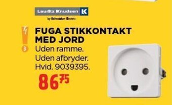 jem & fix FUGA STIKKONTAKT MED JORD tilbud