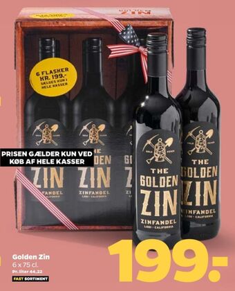 Netto Ukendt californisk rødvin tilbud
