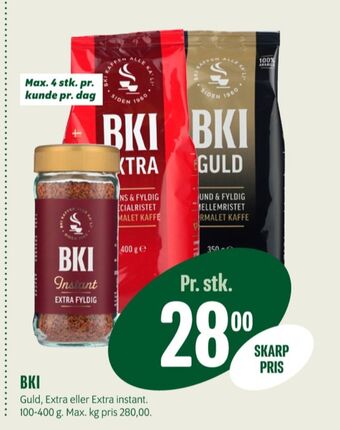 Min Købmand Extra specialristet kaffe formalet tilbud