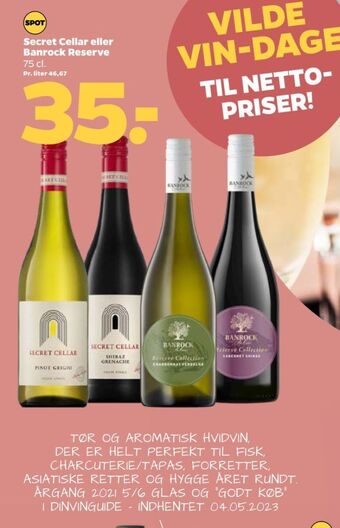 Netto Ukendt australsk hvidvin tilbud