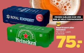 Netto Export øl tilbud