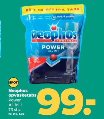 Neophos maskinopvask-tabs