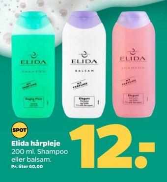 Netto Elida shampoo tilbud