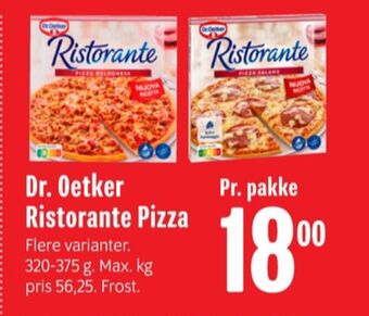 Min Købmand Ristorante pizza tilbud