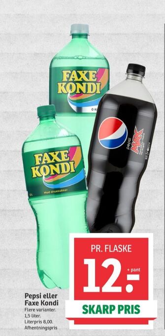 SPAR Faxe kondi sportssodavand tilbud