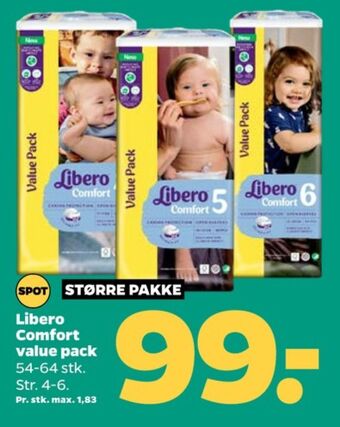 Netto Comfort bleer str 6 13-20 kg tilbud