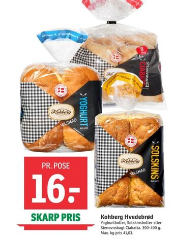 SPAR Kohberg ciabattaboller tilbud