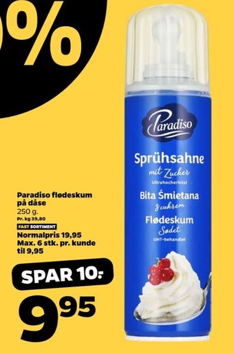 Netto Paradiso flødeskum tilbud