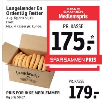SPAR Langelænder pølser tilbud