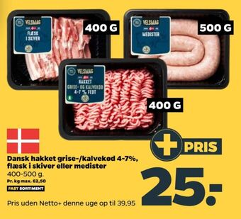 Netto Velsmag flæsk i skiver tilbud