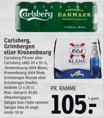 SPAR Pilsner øl tilbud