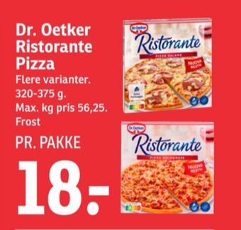 SPAR Ristorante pizza tilbud