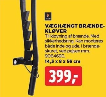 jem & fix Væghængt brændekløver tilbud