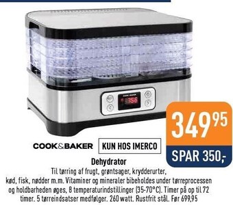 Imerco Dehydrator tilbud