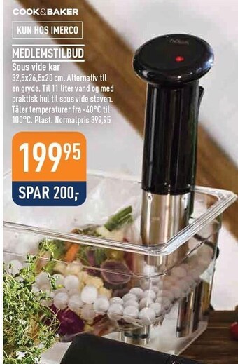 Sous vide kar