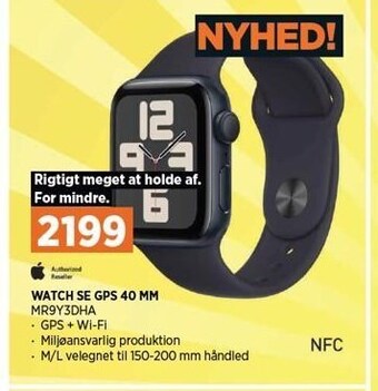 Power Watch se gps 40 mm tilbud