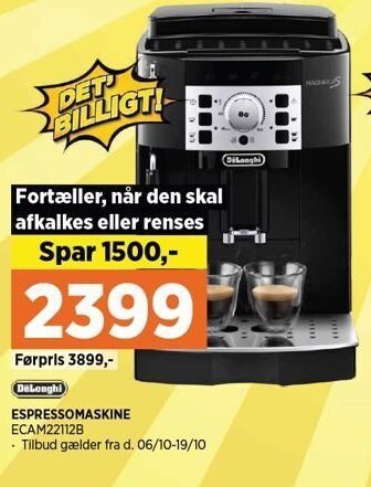 Power Espressomaskine tilbud