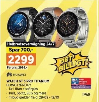 Power Watch gt 3 pro titanium tilbud