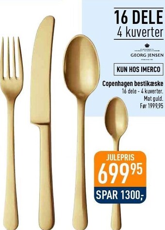 Imerco Copenhagen bestikæske tilbud