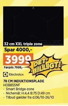 Power 78 cm induktionsplade tilbud