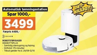 Power Ecovacs robotstøvsuger tilbud