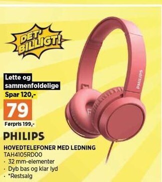 Power Hovedtelefoner med ledning tilbud