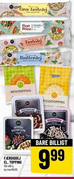 Løvbjerg FÆRDIGDEJ EL. TOPPING tilbud