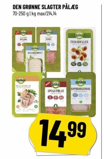 Løvbjerg DEN GRØNNE SLAGTER PÅLÆG 70-250 g tilbud