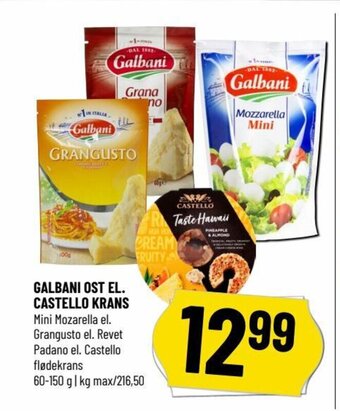 Løvbjerg GALBANI OST EL. CASTELLO KRANS tilbud