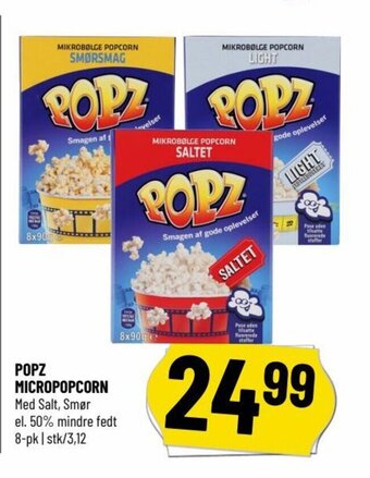 Løvbjerg POPZ MICROPOPCORN tilbud
