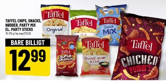 Løvbjerg TAFFEL CHIPS, SNACKS, NØDDER, PARTY MIX EL. PARTY STICKS tilbud
