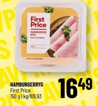 Løvbjerg HAMBURGERRYG First Price tilbud