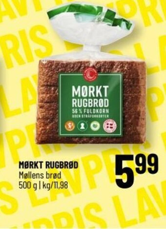 Løvbjerg MØRKT RUGBRØD Møllens brød tilbud