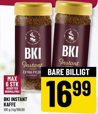 Løvbjerg BKI INSTANT KAFFE tilbud